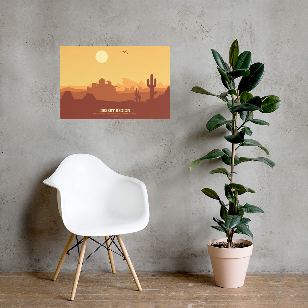 Desert Region Poster