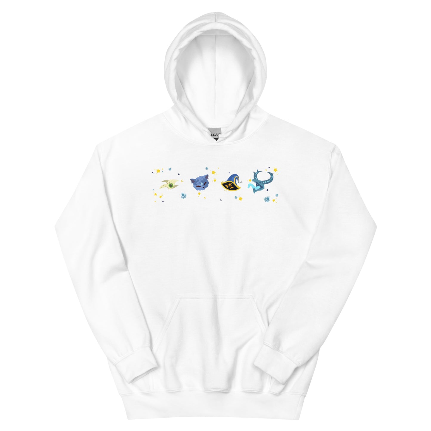 Astrology Monster Heads Unisex Hoodie