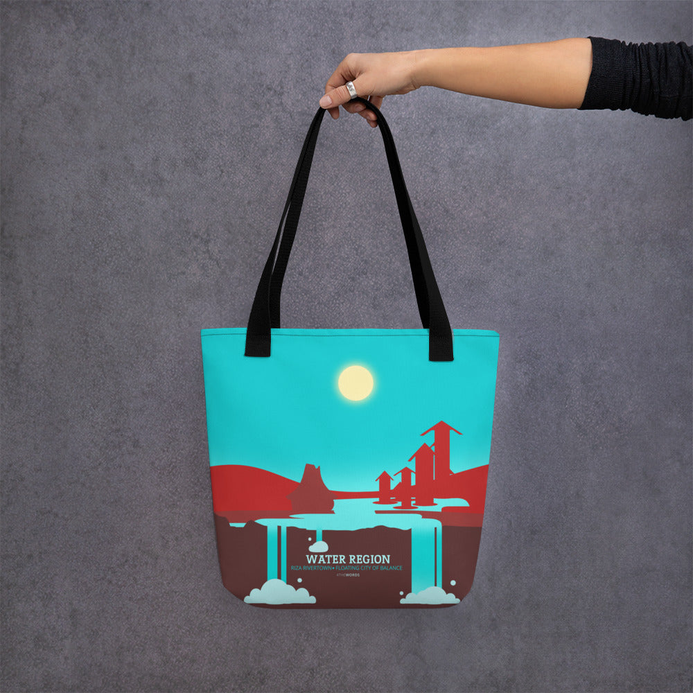 Water Region Tote bag