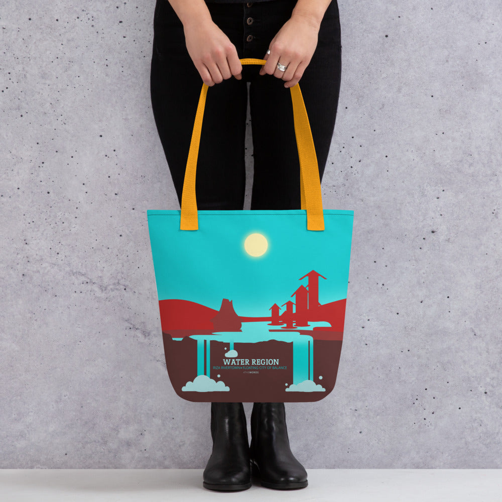 Water Region Tote bag