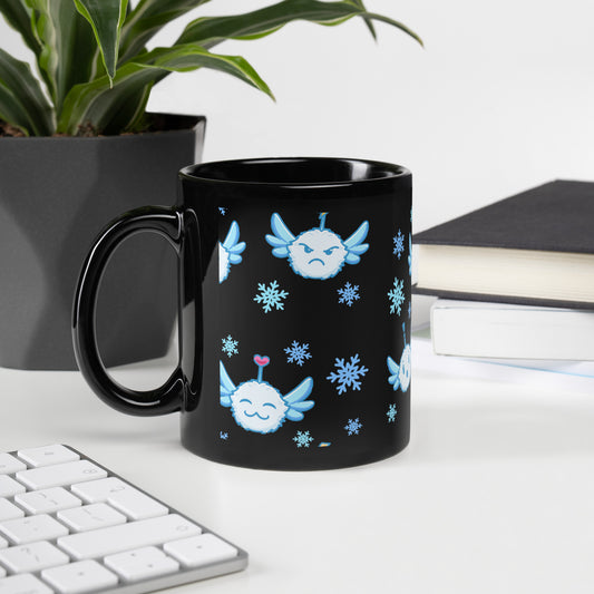 Winter Frizi Glossy-Black Mug