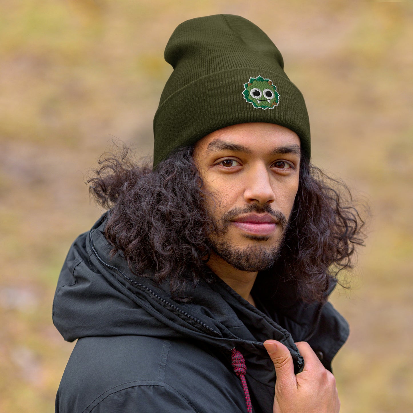 Embroidered Wignow Cuffed Beanie