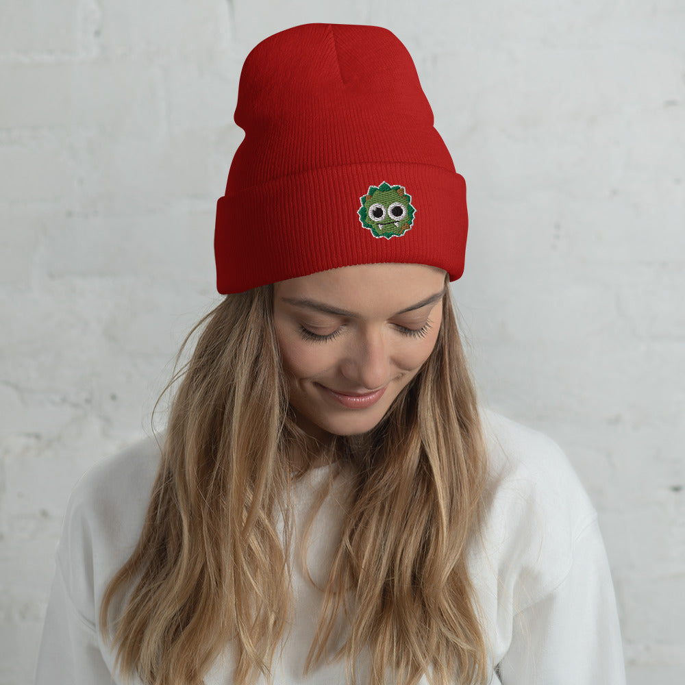 Embroidered Wignow Cuffed Beanie