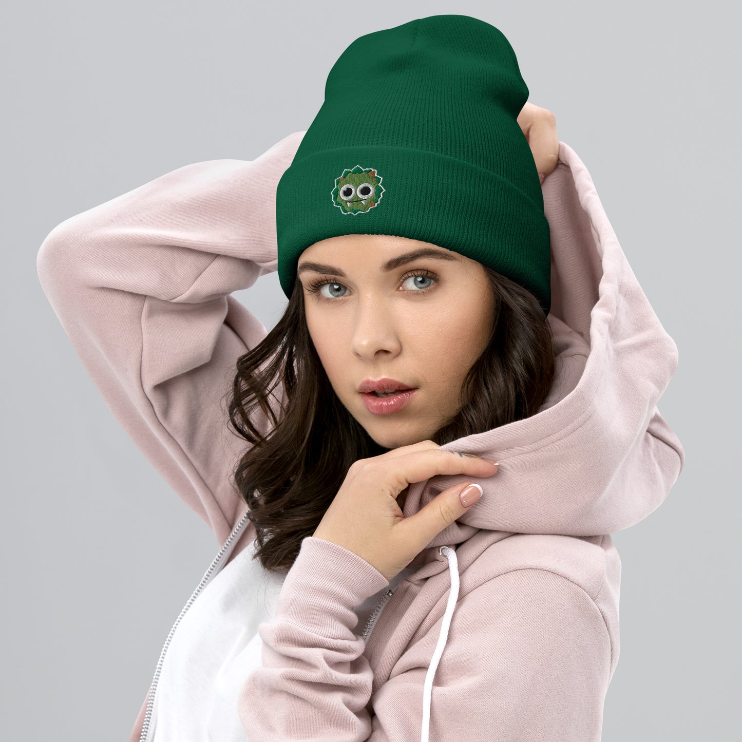 Embroidered Wignow Cuffed Beanie