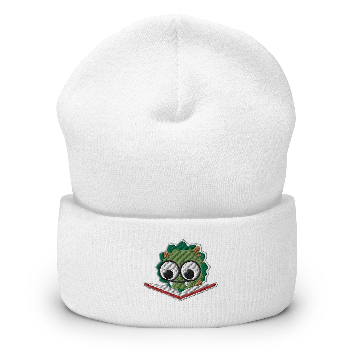 Embroidered Reading Wignow Cuffed Beanie