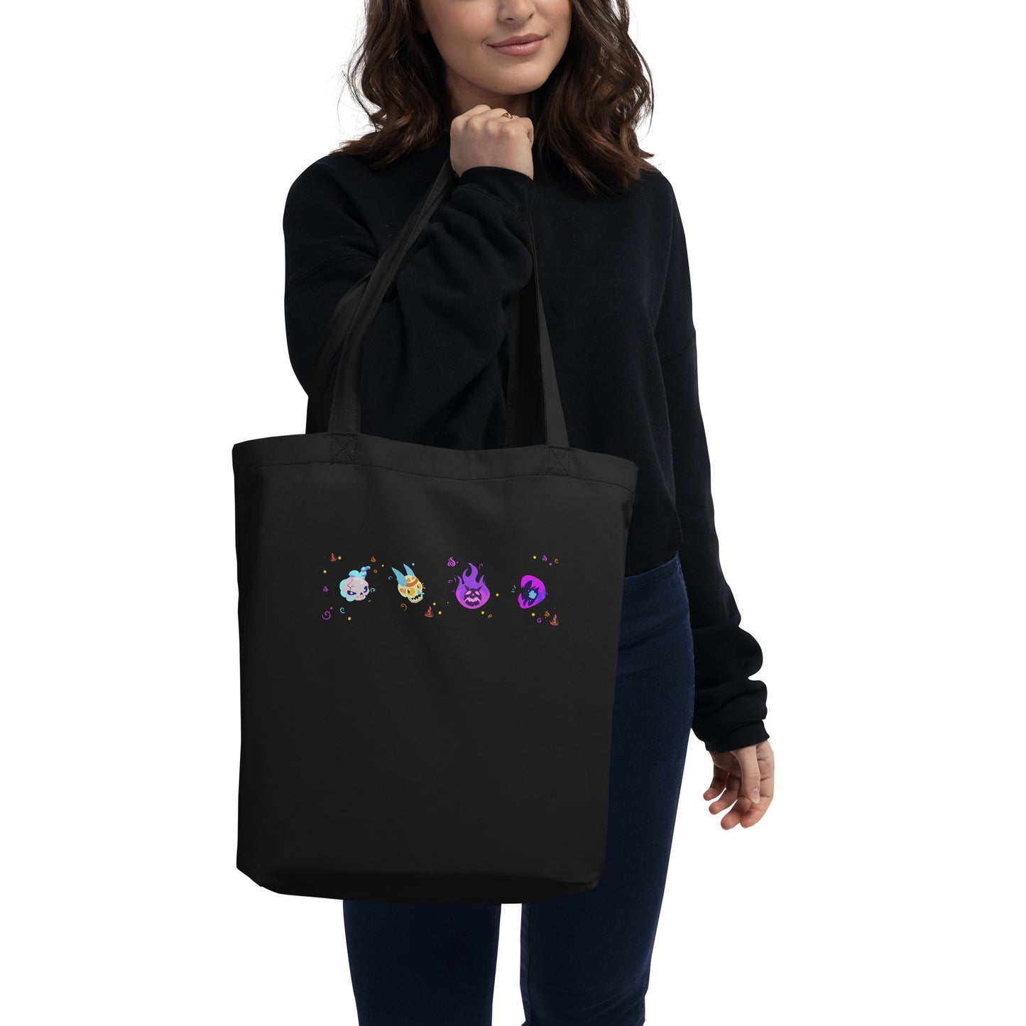 Spells Monsters Tote Bag