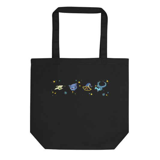 Astrology Monsters Tote Bag