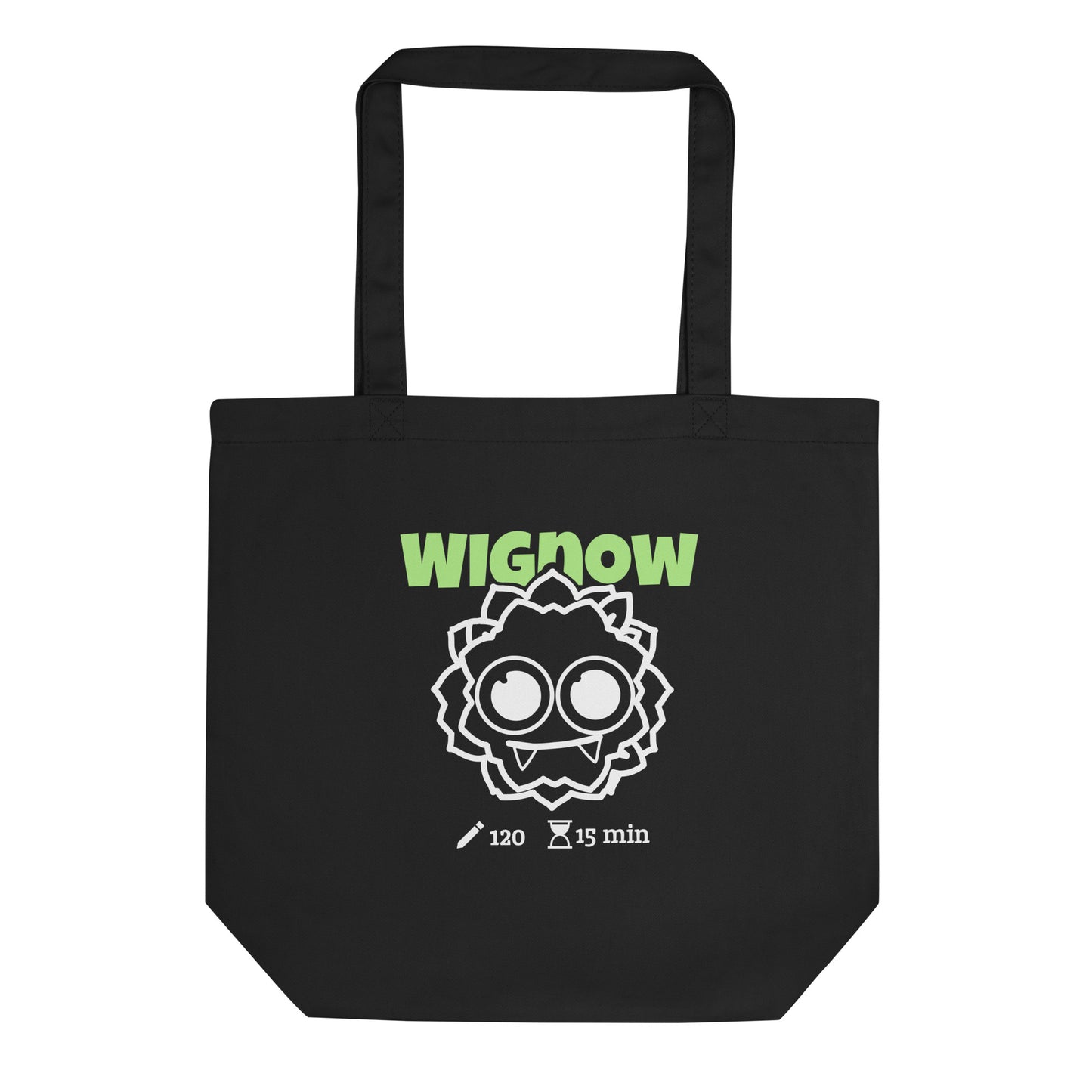 White Lined Wignow Eco Tote Bag