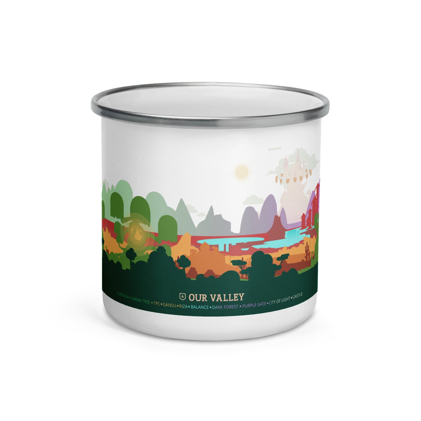 Our Valley Enamel Mug