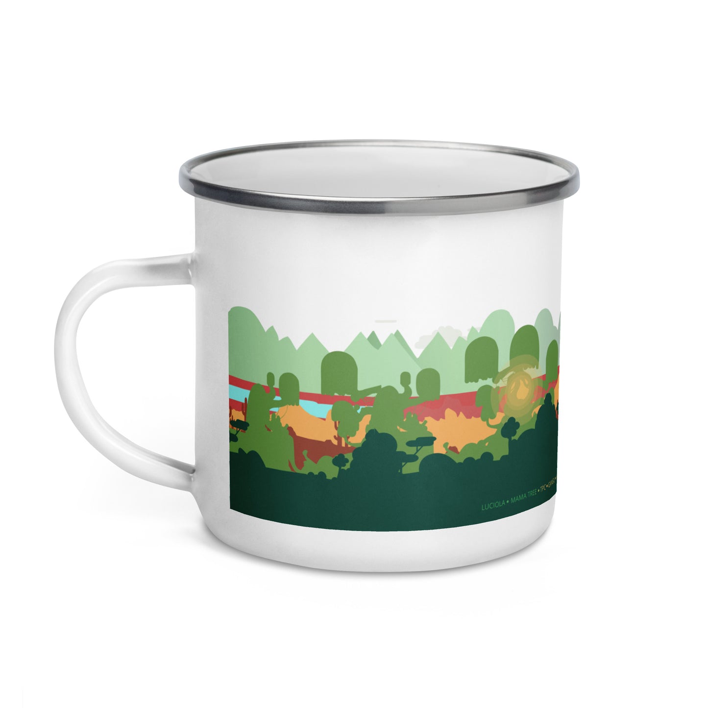 Our Valley Enamel Mug