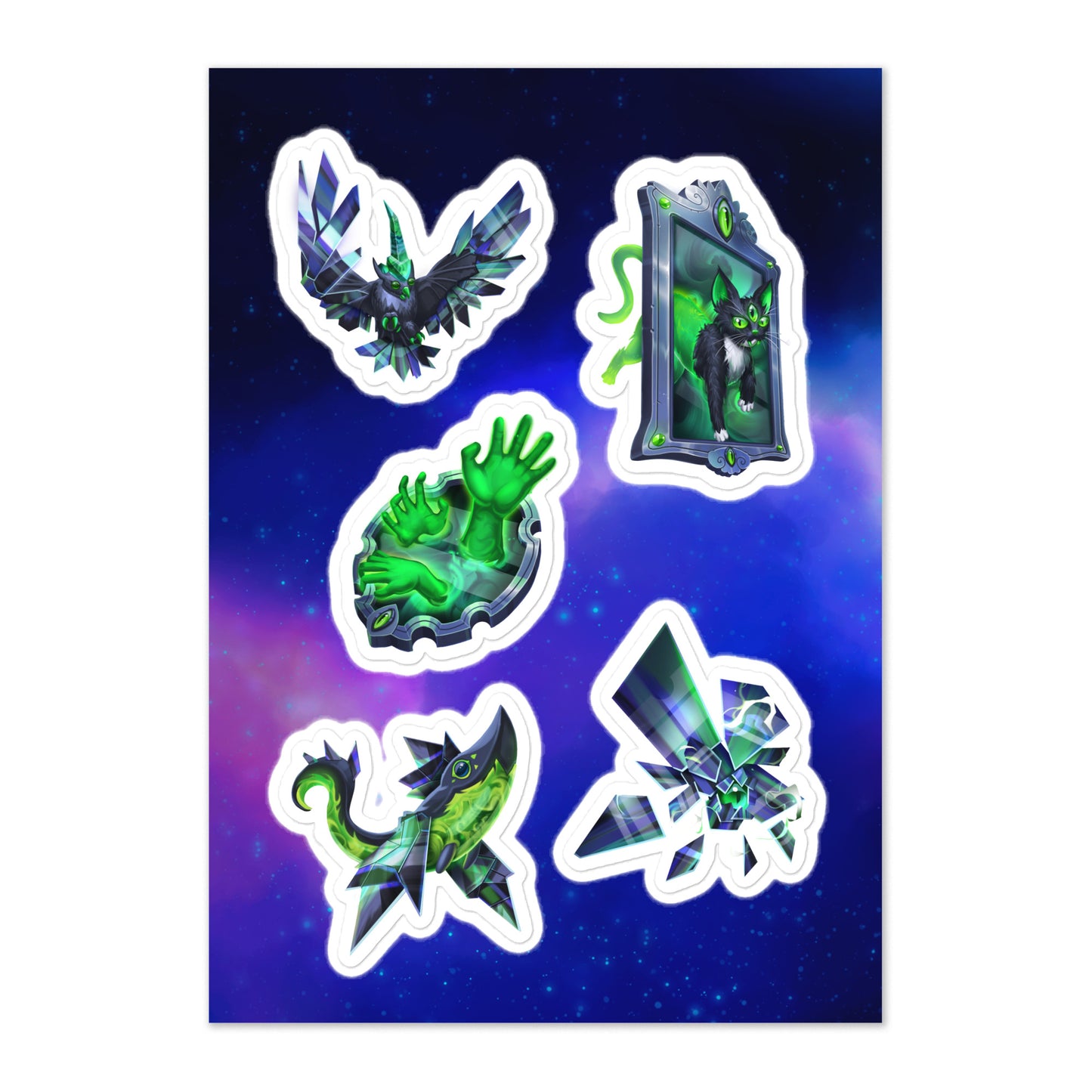 Mirrors Class Monsters Sticker sheet