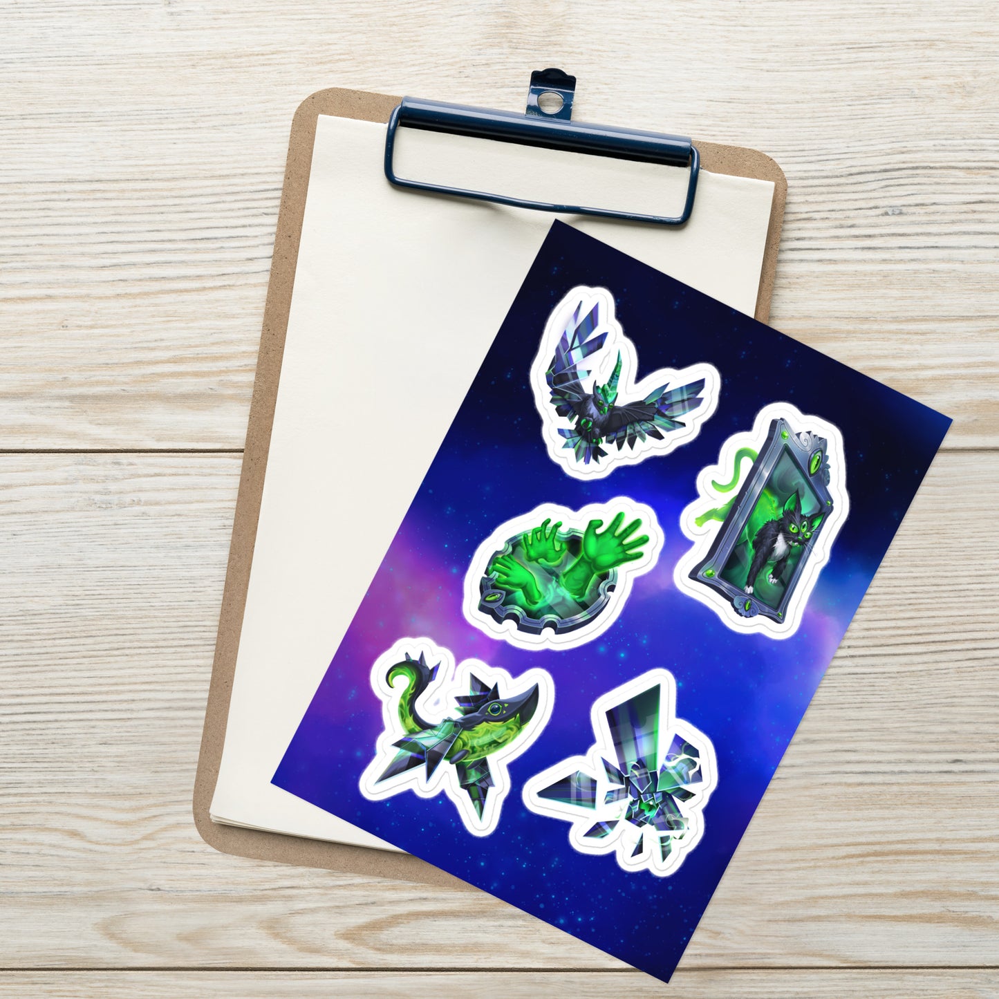 Mirrors Class Monsters Sticker sheet