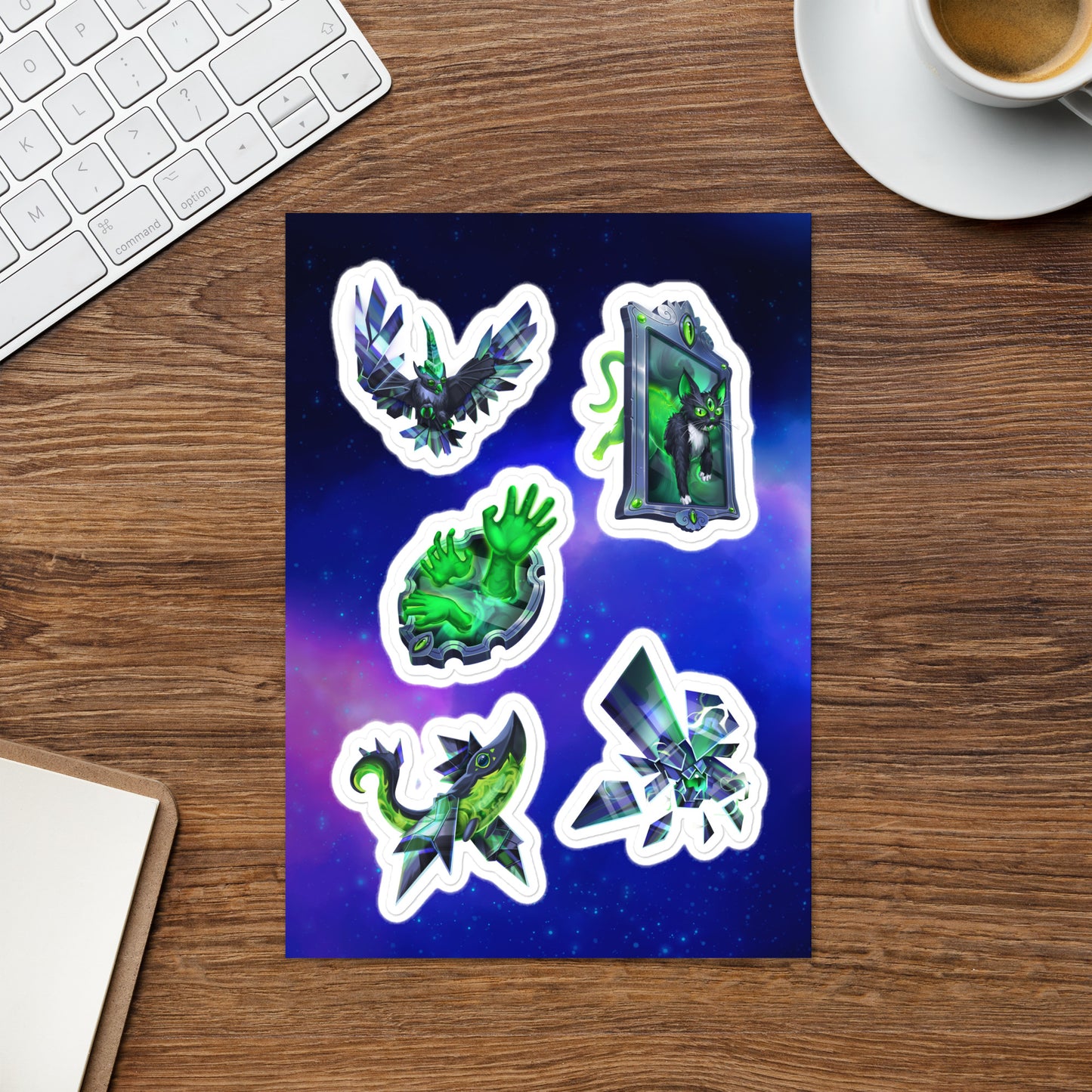 Mirrors Class Monsters Sticker sheet
