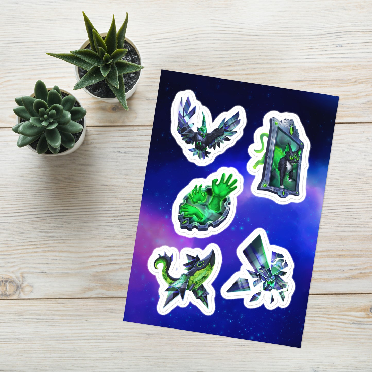 Mirrors Class Monsters Sticker sheet