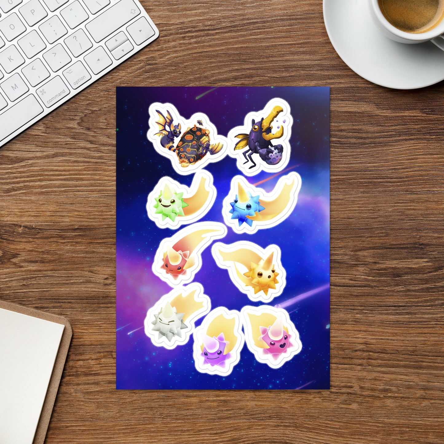 Meteor Shower Monsters Sticker Sheet