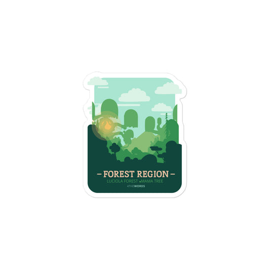 Forest Region Sticker