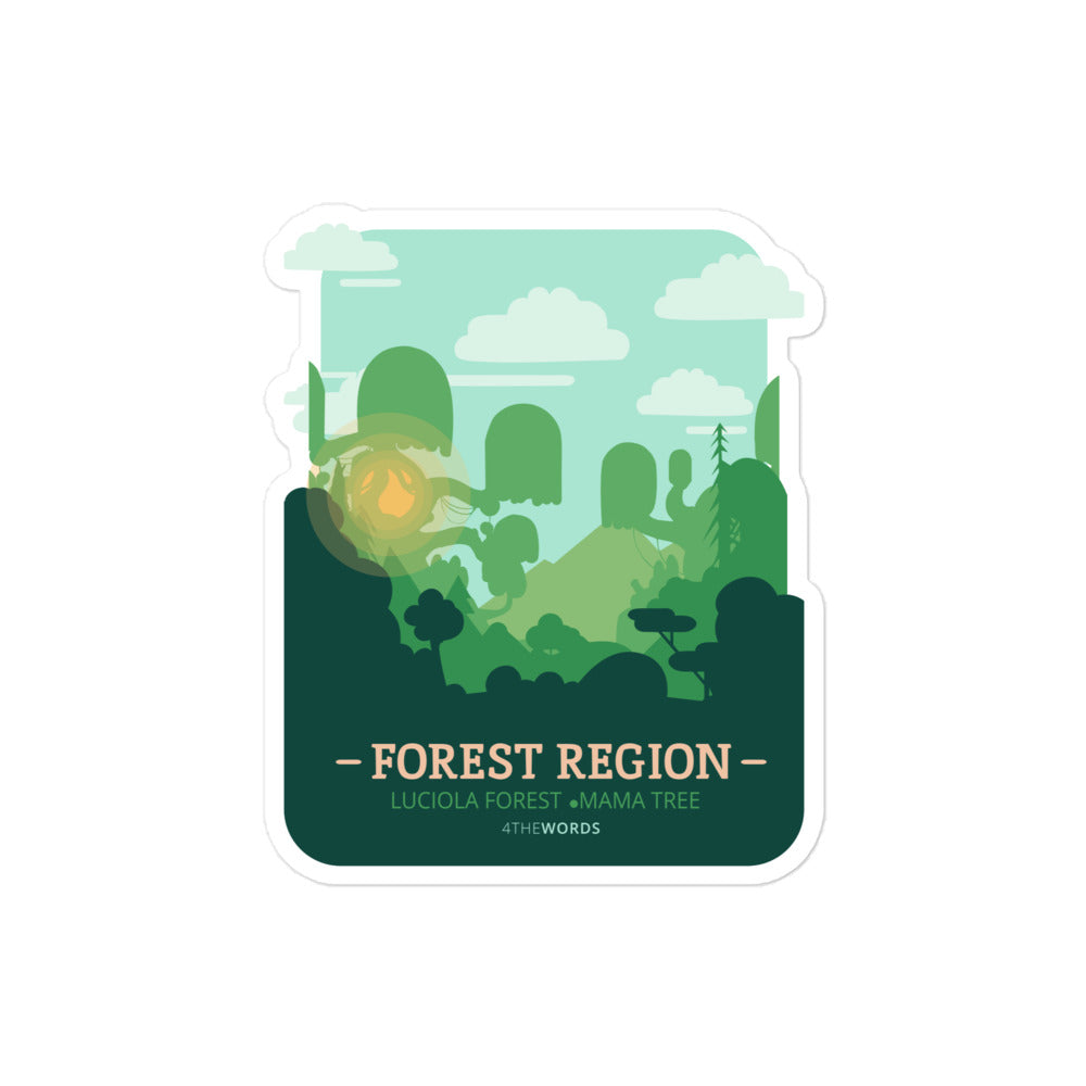 Forest Region Sticker