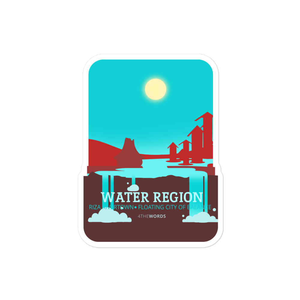 Water Region Sticker