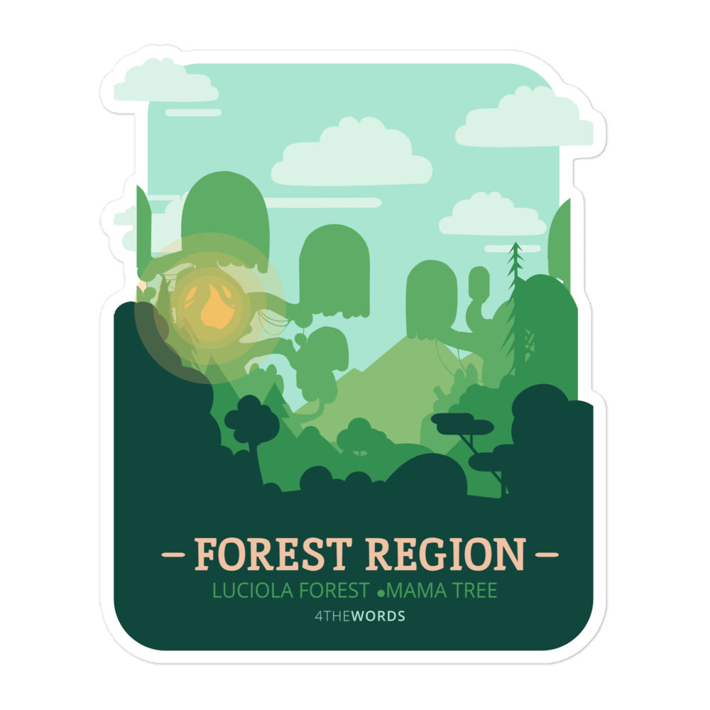 Forest Region Sticker