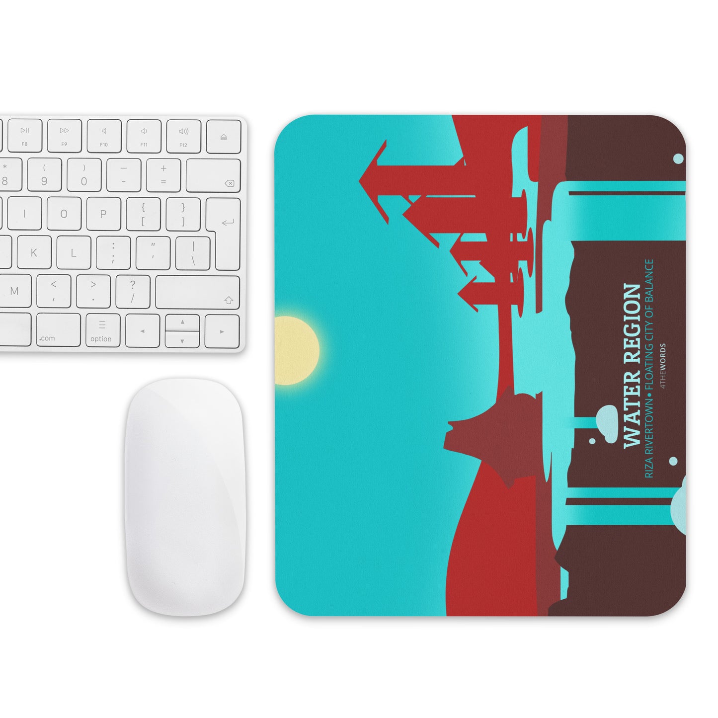 Water Region Mouse Pad