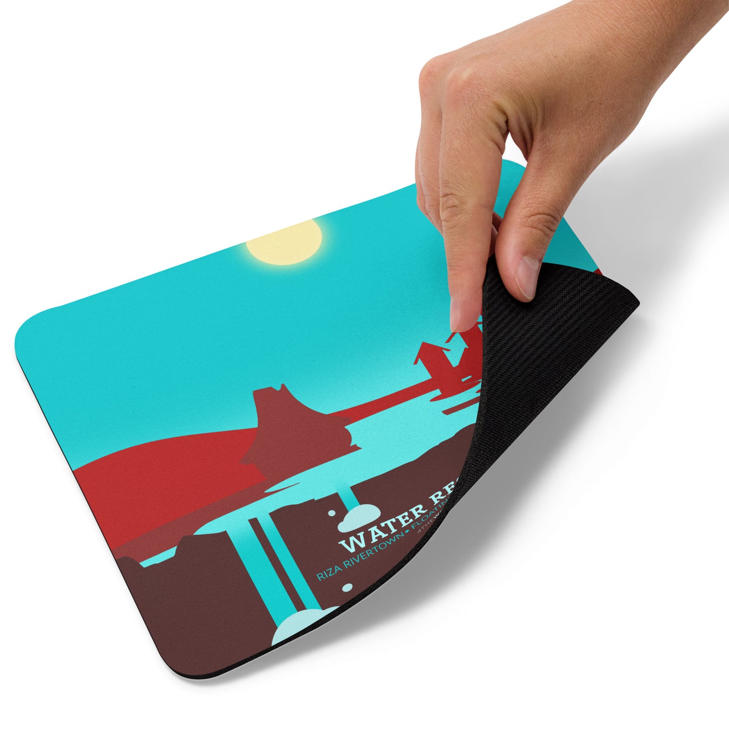 Water Region Mouse Pad