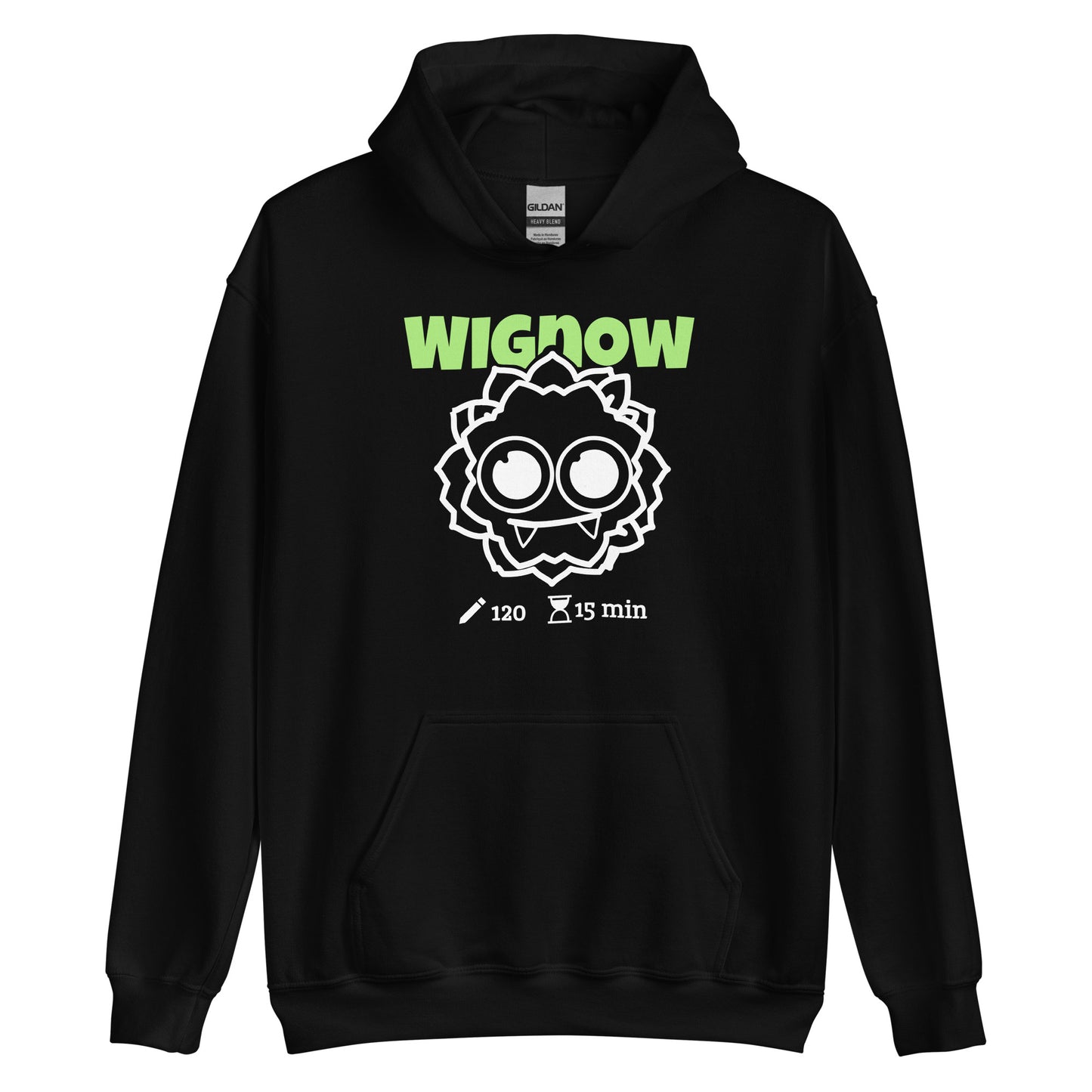 White Lined Wignow Unisex Hoodie