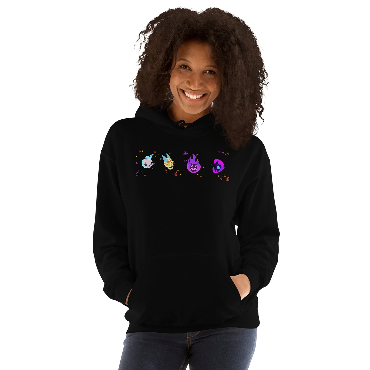 Spell Monster Heads Unisex Hoodie