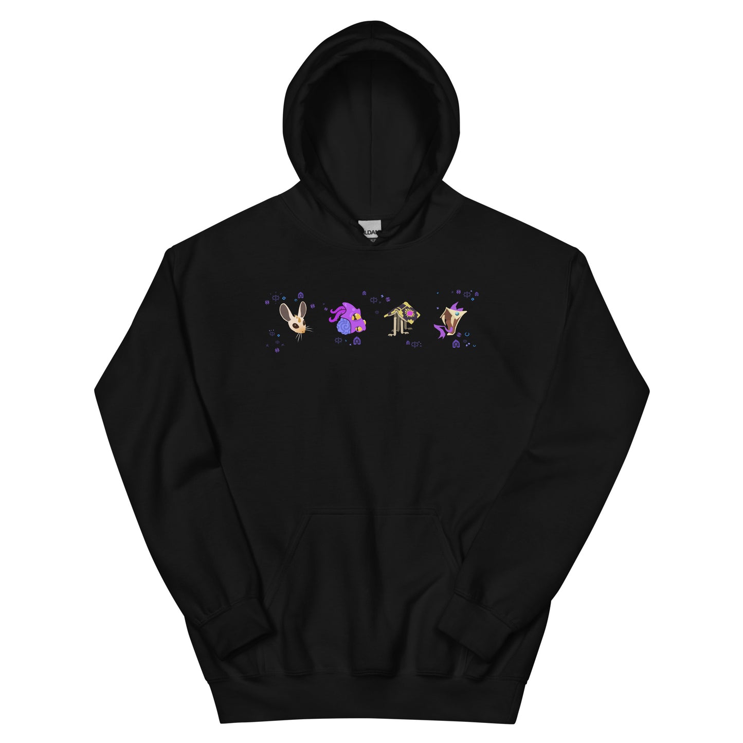 Ancient Knowledge Monster Heads Unisex Hoodie