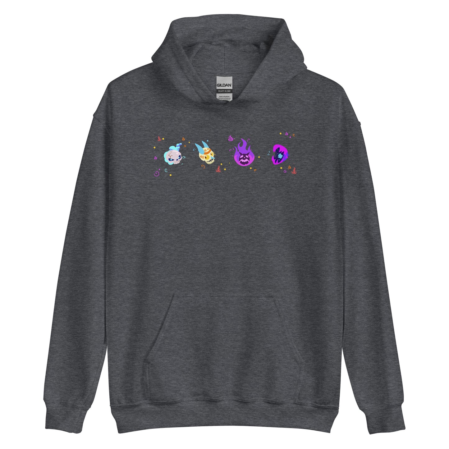 Spell Monster Heads Unisex Hoodie