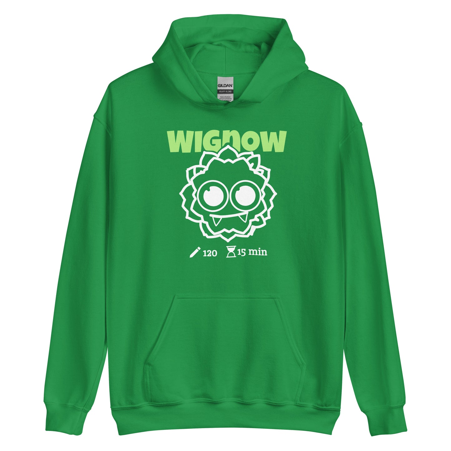 White Lined Wignow Unisex Hoodie