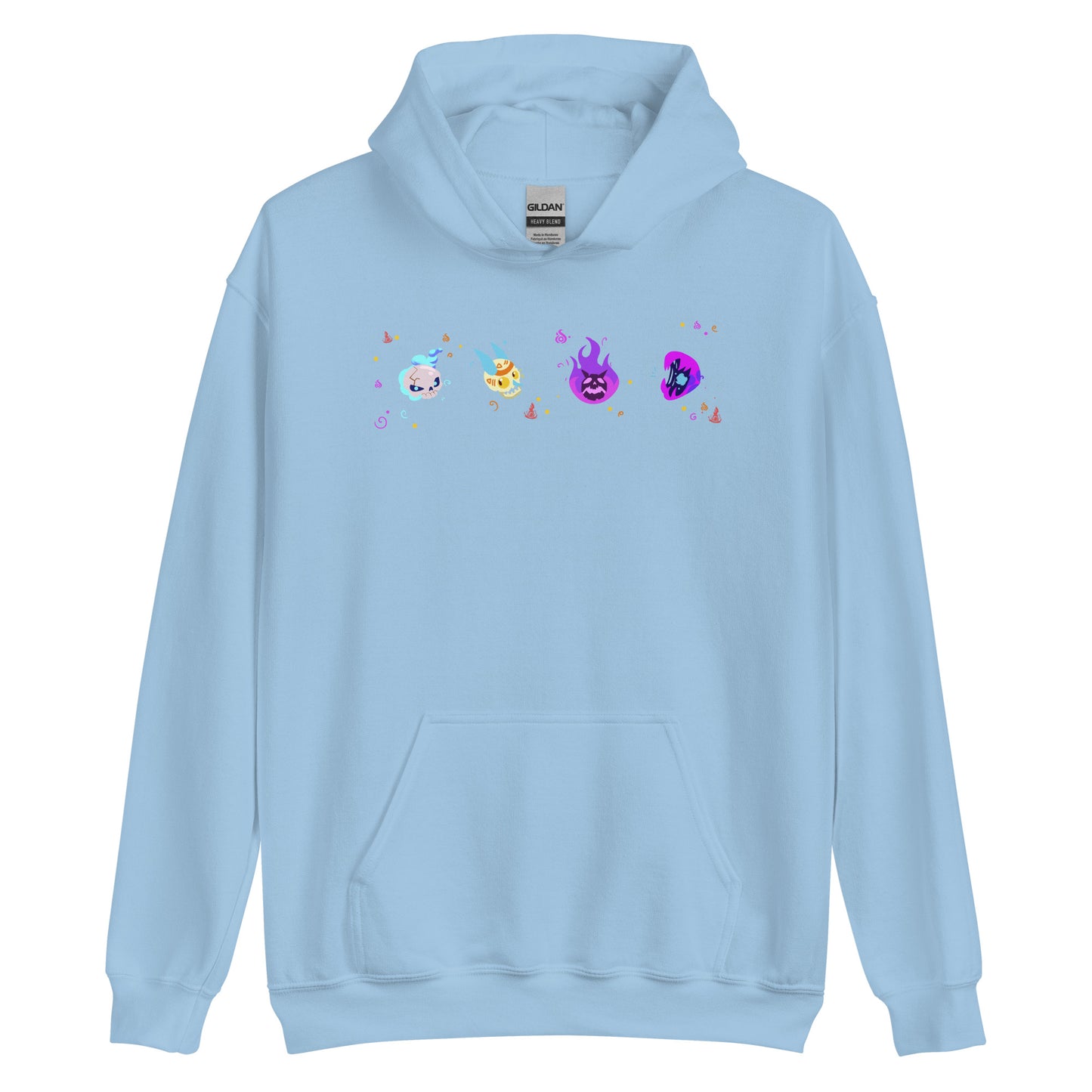 Spell Monster Heads Unisex Hoodie