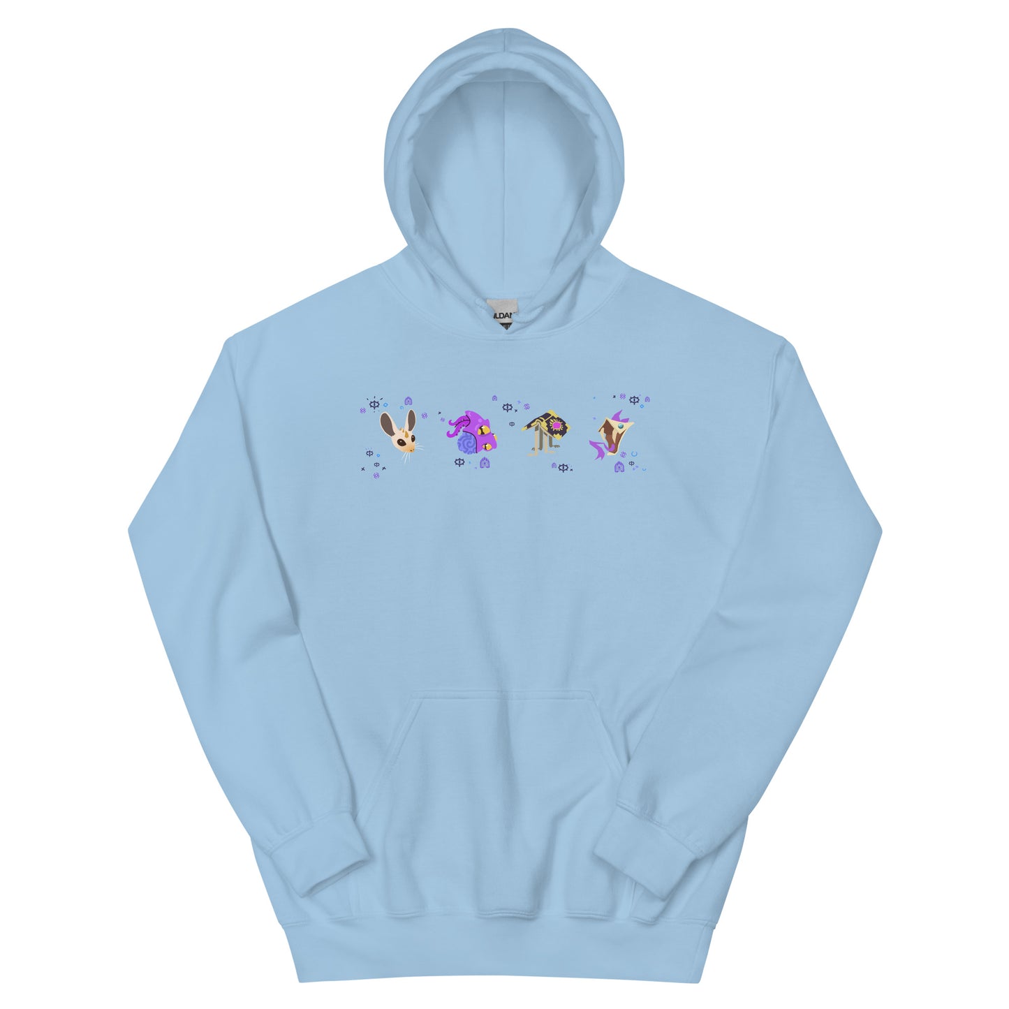 Ancient Knowledge Monster Heads Unisex Hoodie