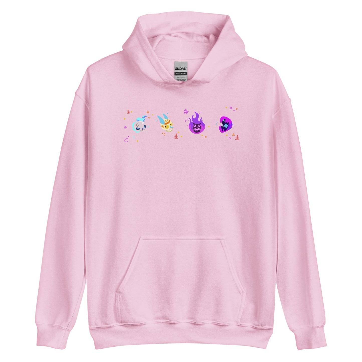 Spell Monster Heads Unisex Hoodie