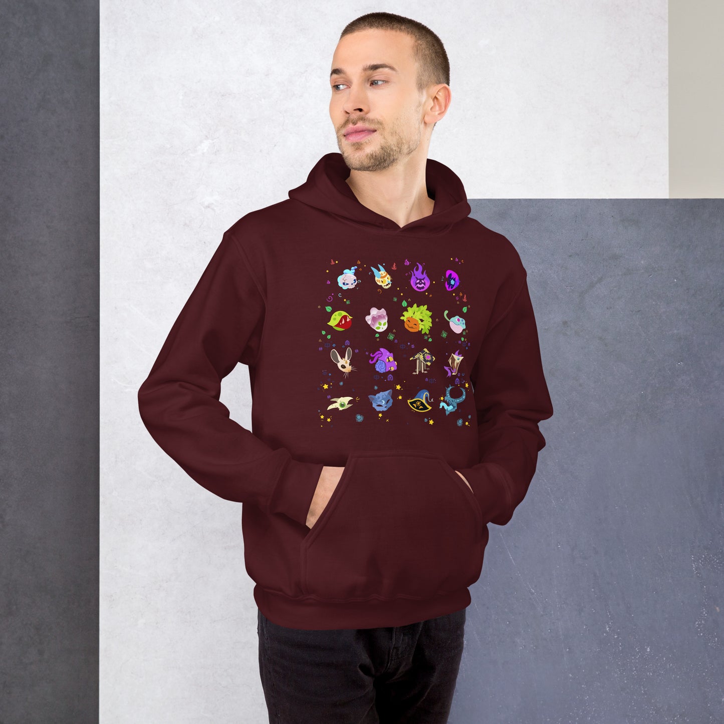 Academy Monsters Collage Unisex Hoodie