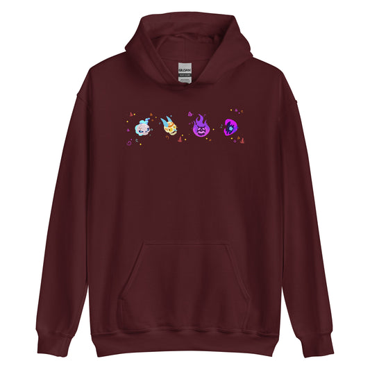 Spell Monster Heads Unisex Hoodie