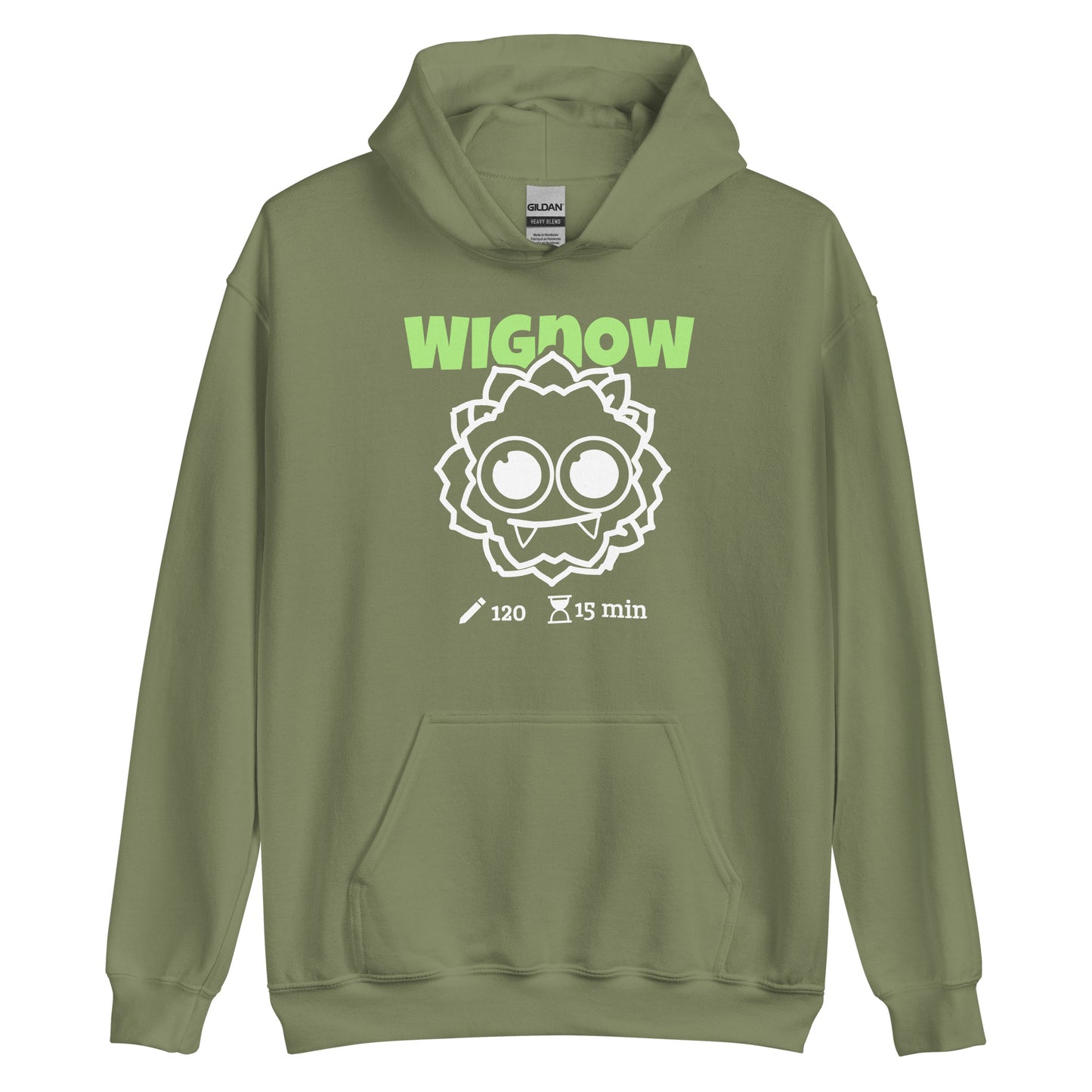 White Lined Wignow Unisex Hoodie