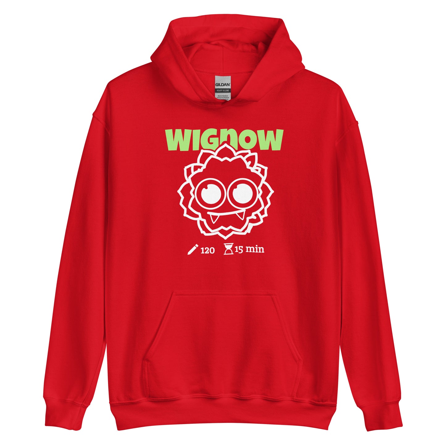 White Lined Wignow Unisex Hoodie