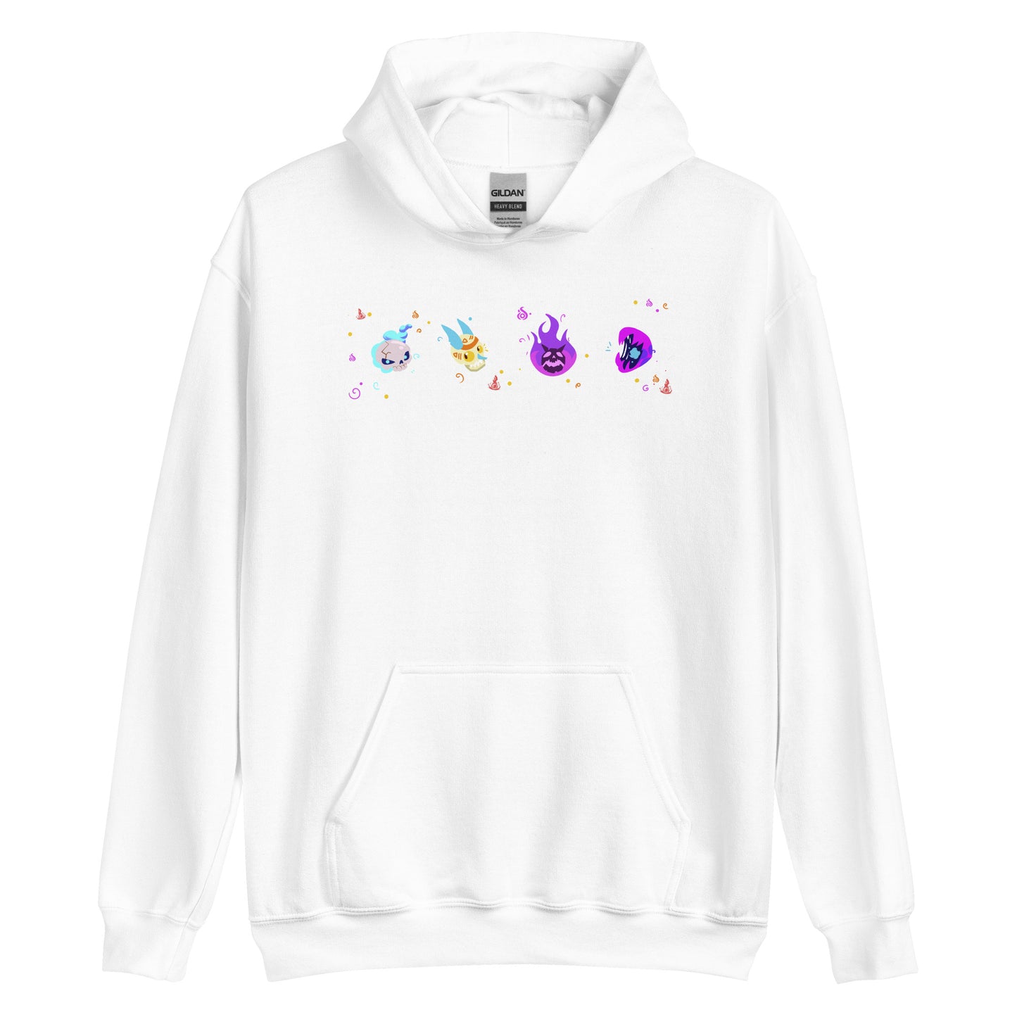 Spell Monster Heads Unisex Hoodie