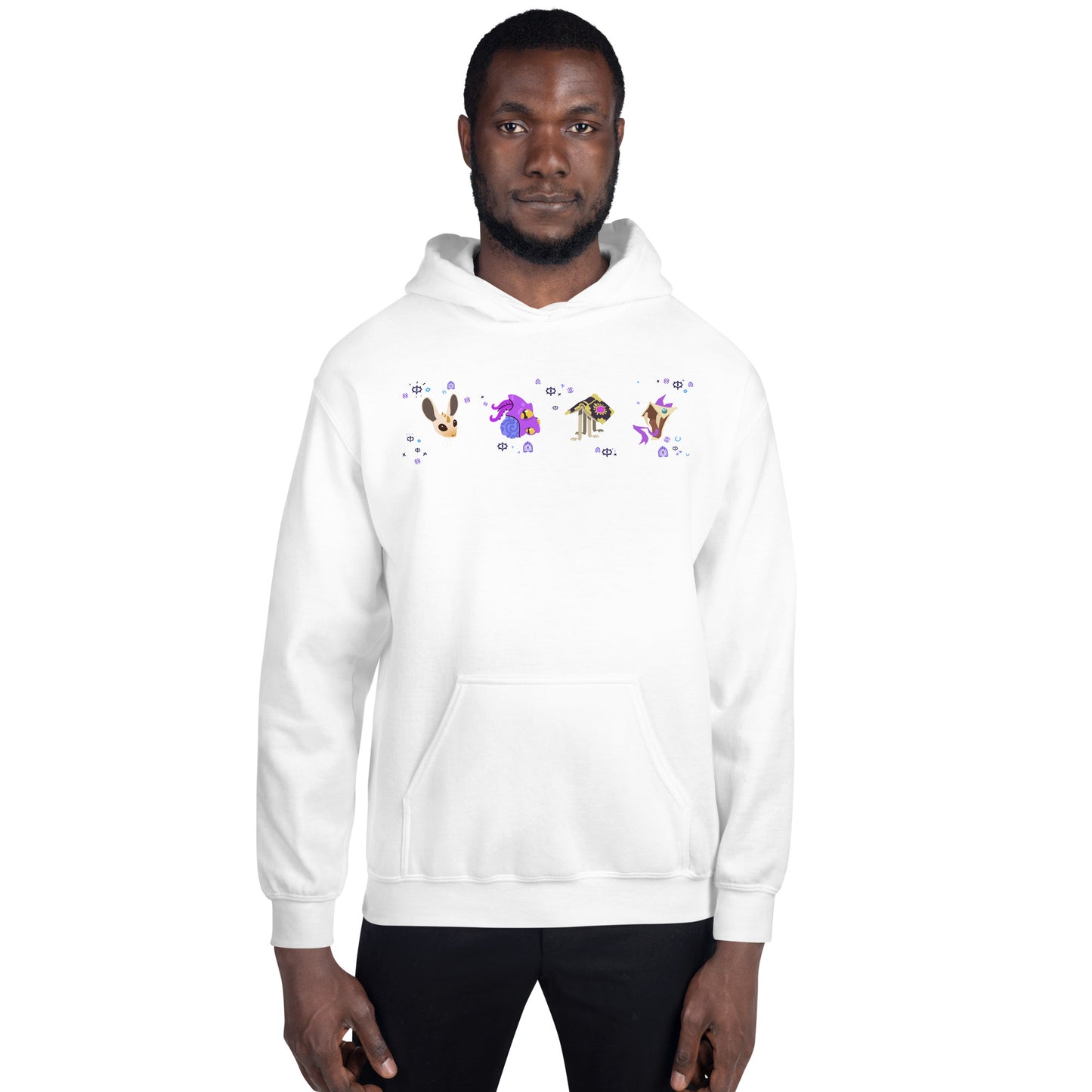 Ancient Knowledge Monster Heads Unisex Hoodie