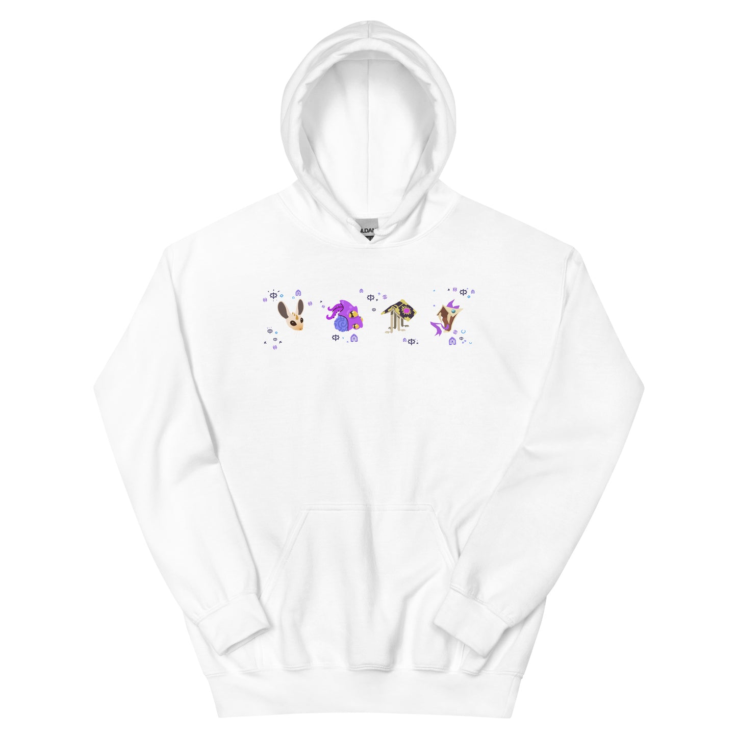 Ancient Knowledge Monster Heads Unisex Hoodie