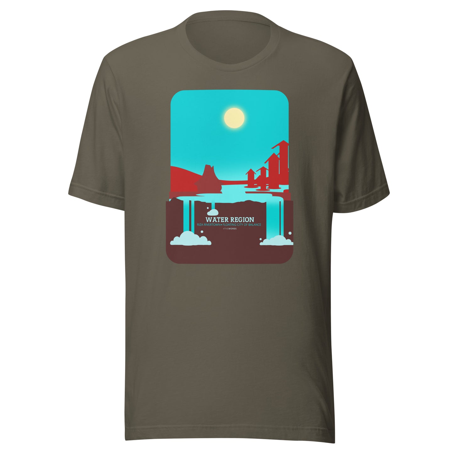 Water Region Unisex t-shirt