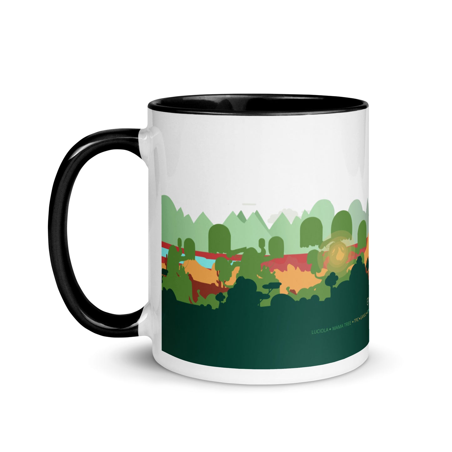 Our Valley Mug with Color Inside