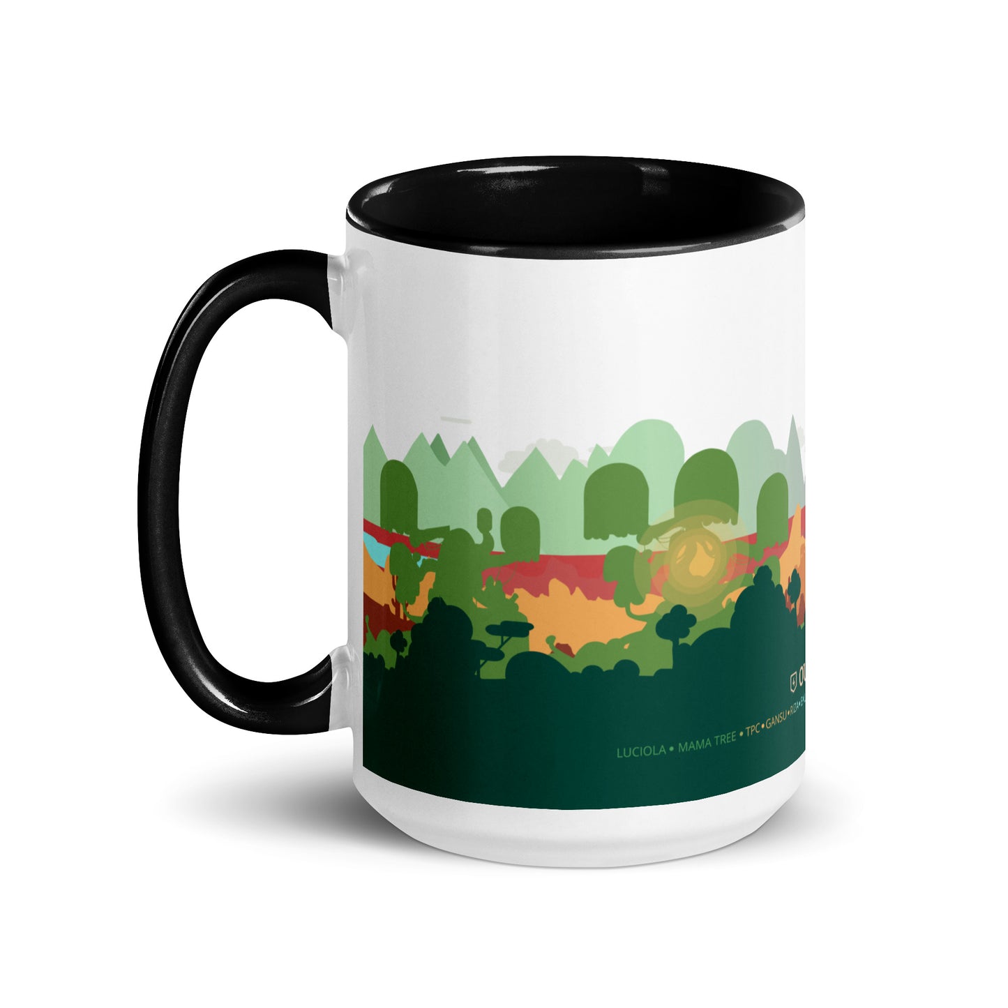 Our Valley Mug with Color Inside