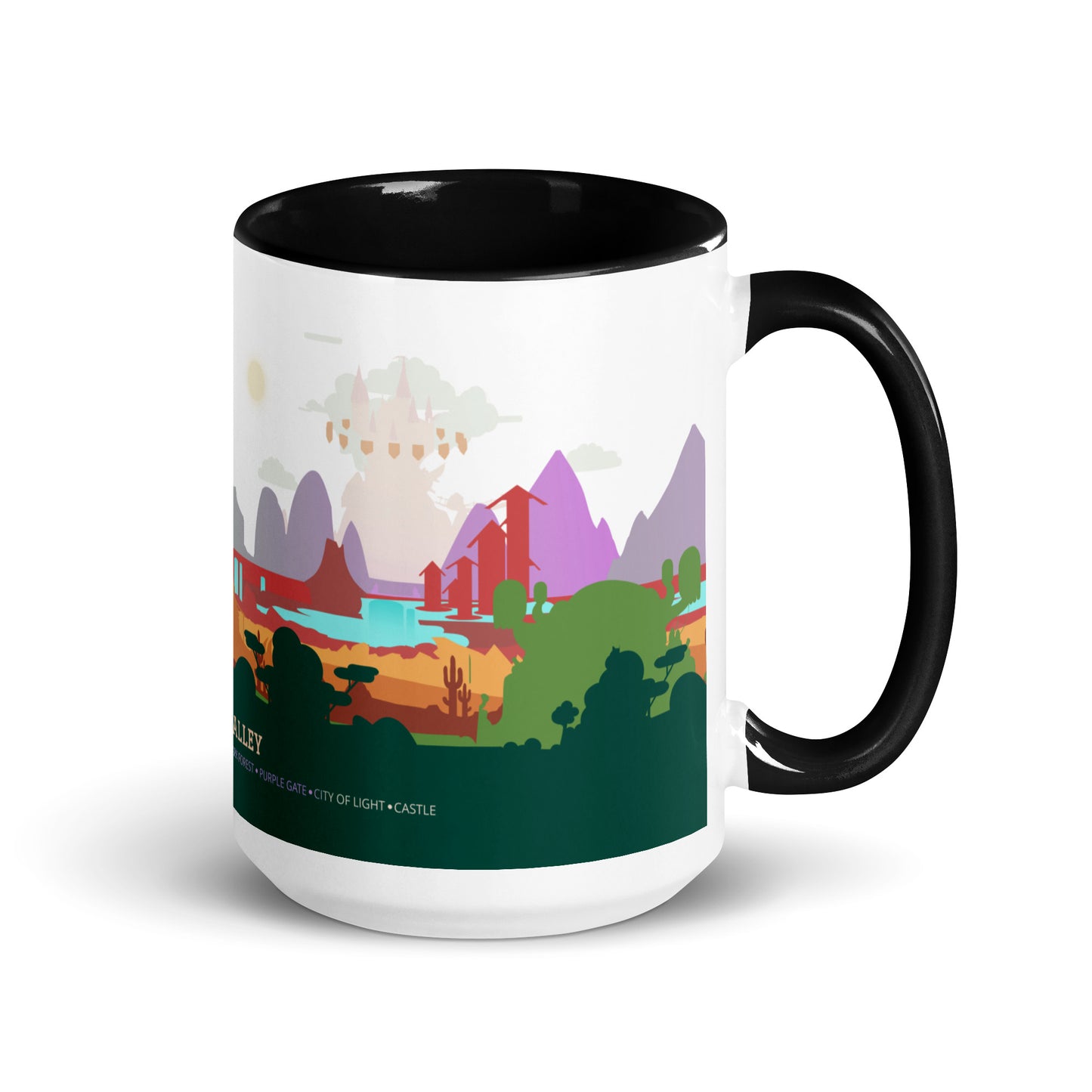 Our Valley Mug with Color Inside