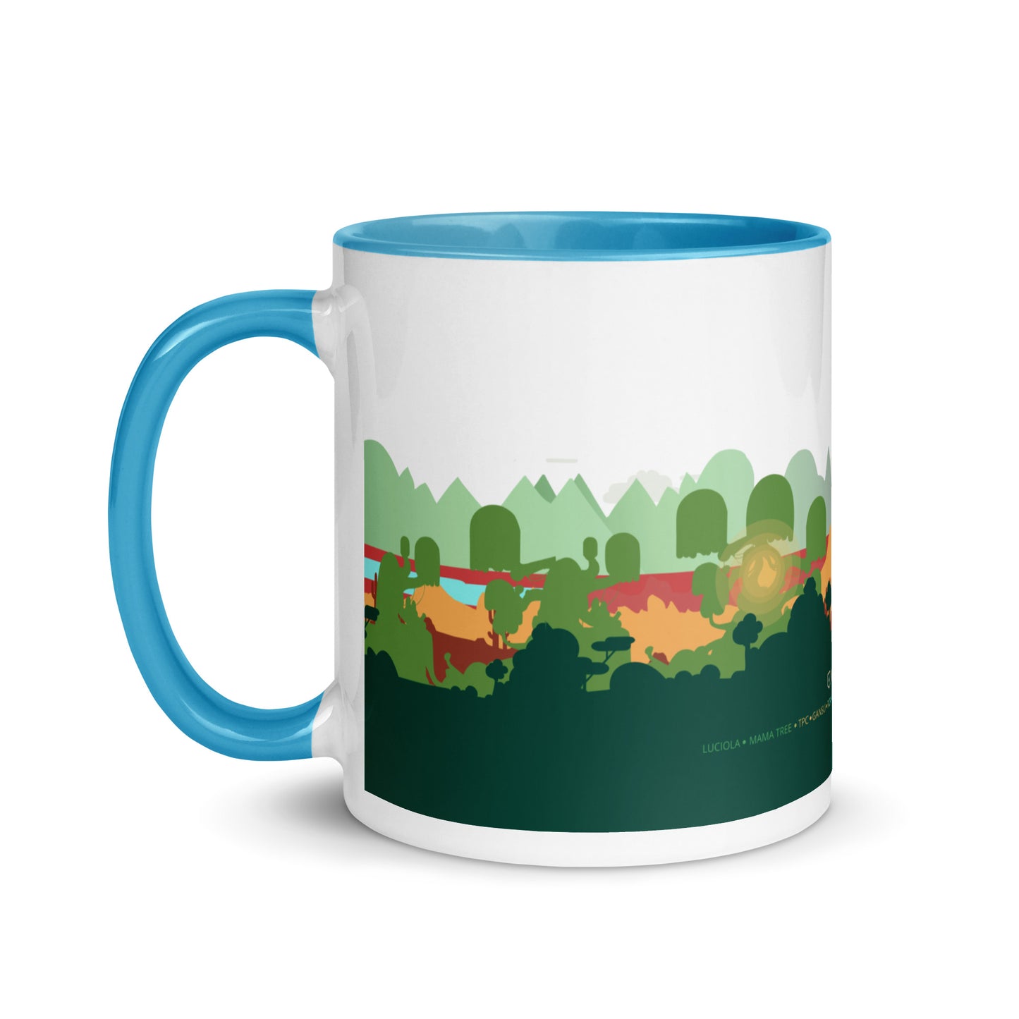 Our Valley Mug with Color Inside