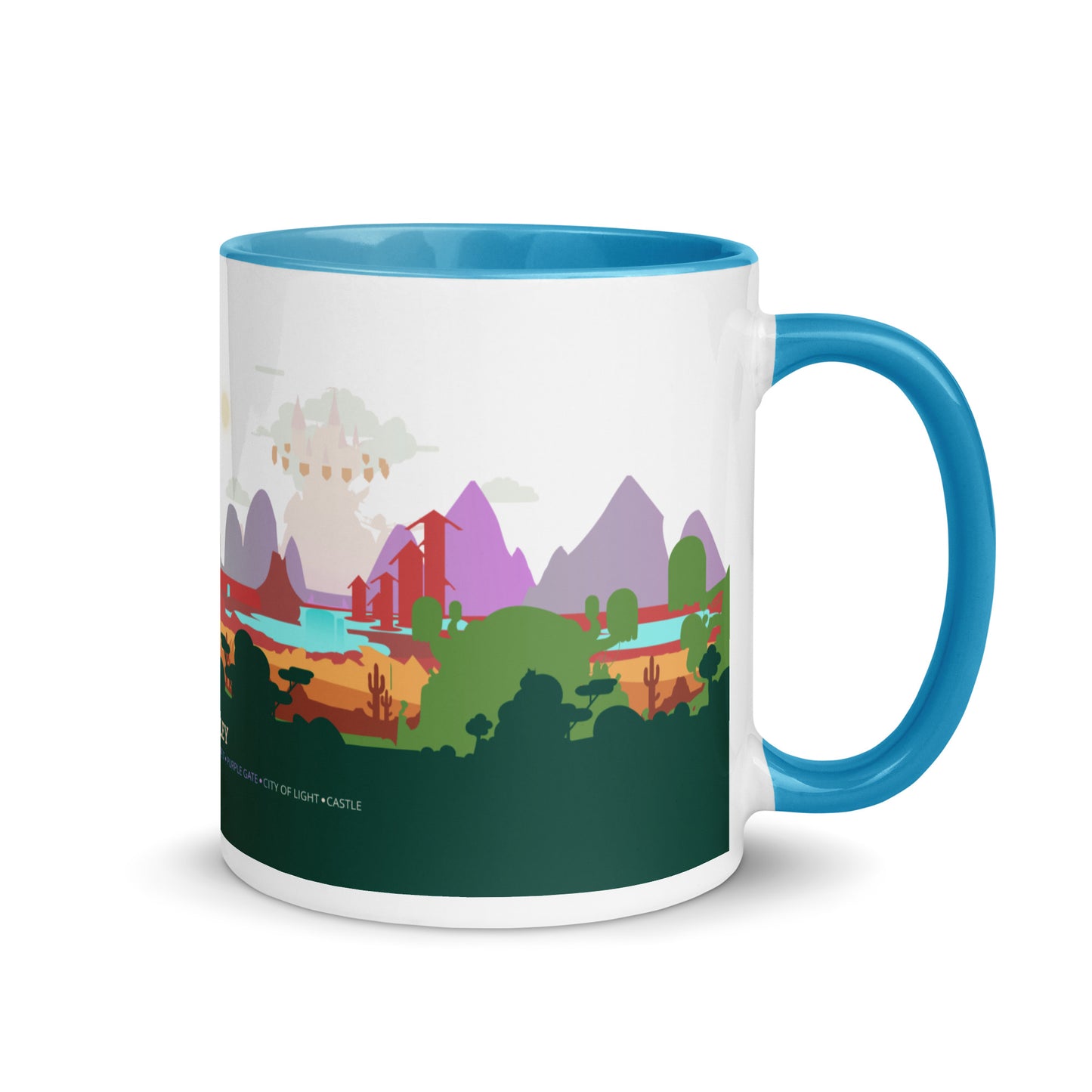 Our Valley Mug with Color Inside