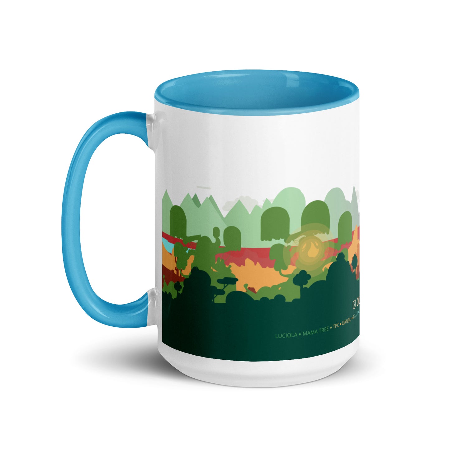 Our Valley Mug with Color Inside