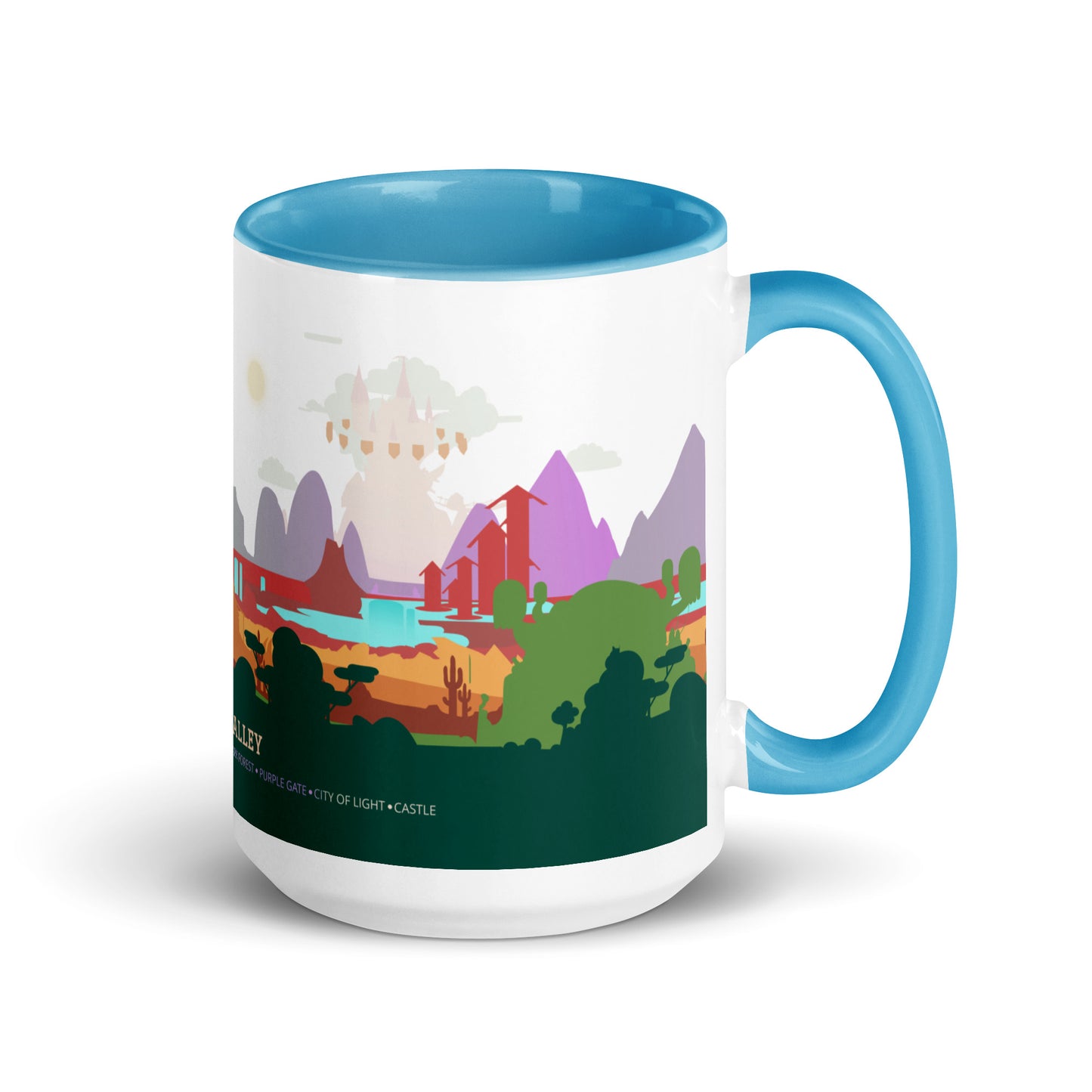 Our Valley Mug with Color Inside