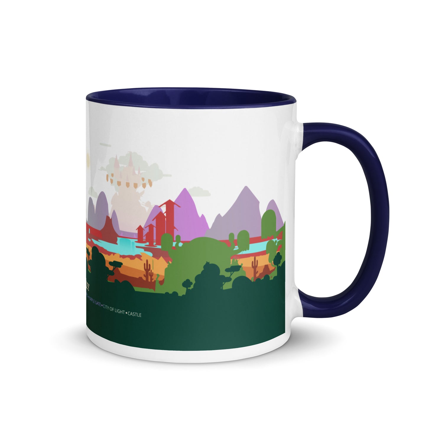 Our Valley Mug with Color Inside