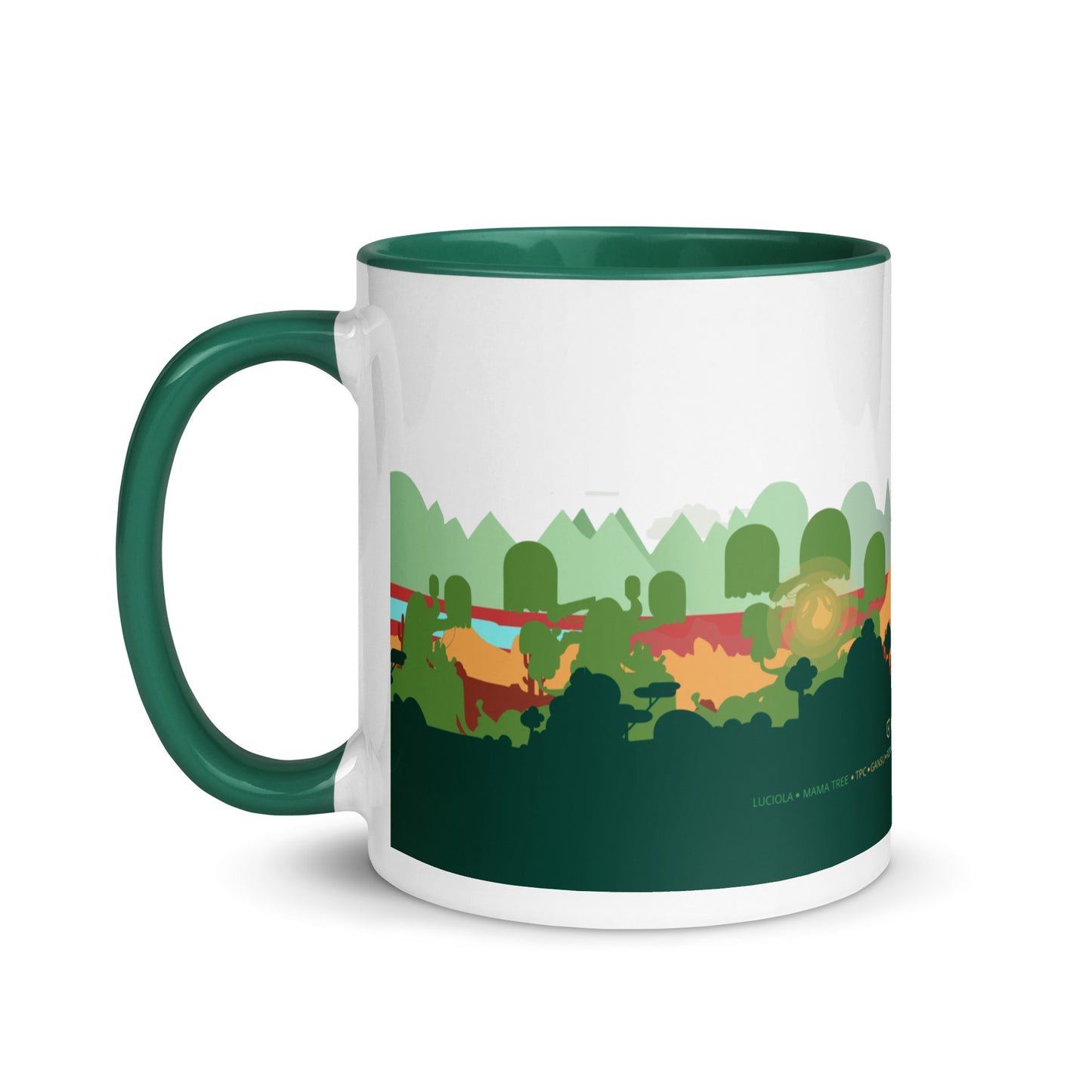 Our Valley Mug with Color Inside